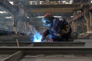 Las Vegas Workers Compensation Lawyer: Welder at work