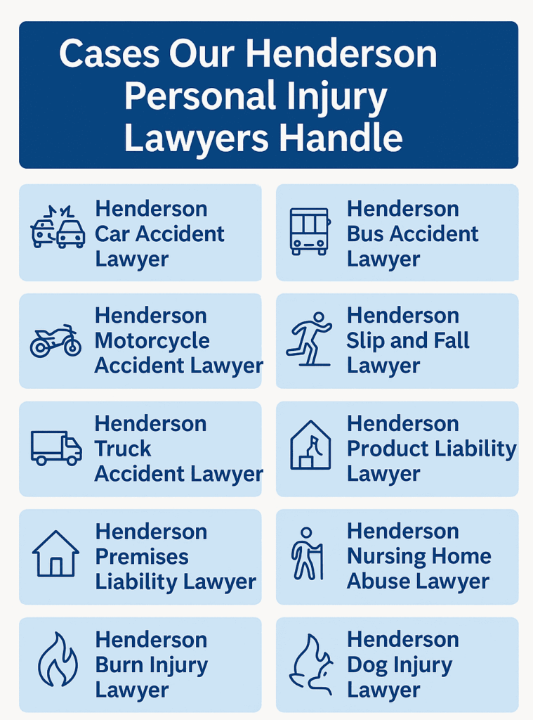 casos de leyes de lesiones personales en henderson