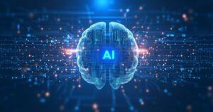 A cartoon image of AI inside a brain representing the important role of paralegals in the fight against AI