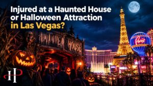 ¿Se lesionó en una casa embrujada o en una atracción de Halloween en Las Vegas?